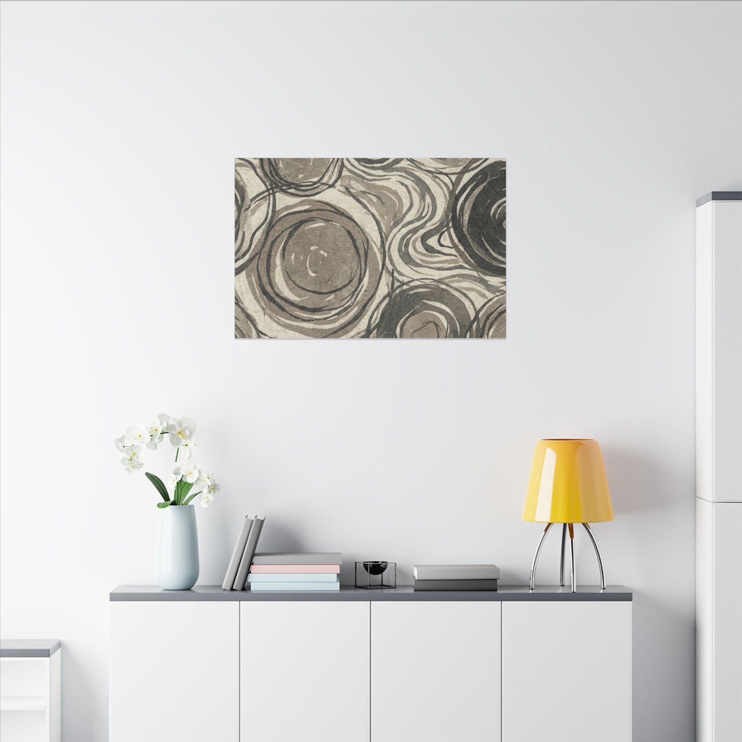 Wabi-sabi Pattern Japandi Japanese Pattern Canvas Art