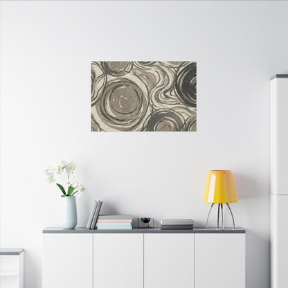 Wabi-sabi Pattern Japandi Japanese Pattern Canvas Art