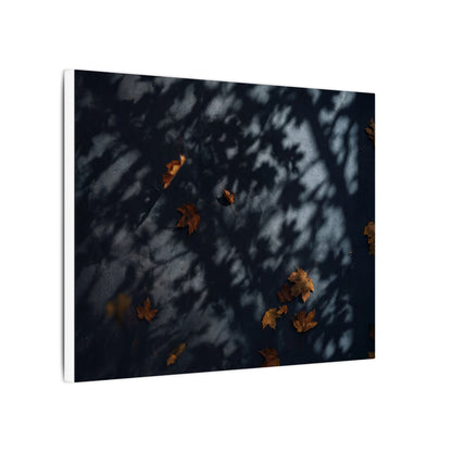 Autumn Shadow Play Shadow Zen Canvas Art | Atmospheric Decor