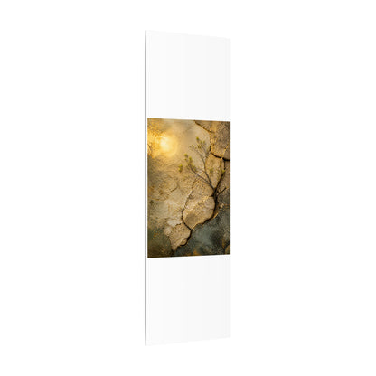 Cracked Earth Spring Canvas Art | Japandi Warm Design