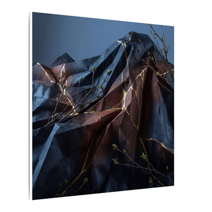 Paper Fold Broken Beauty Canvas Art | Philosophical Kintsugi Art