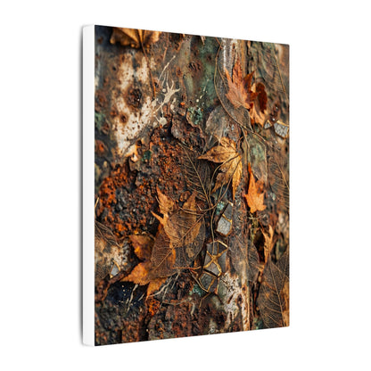 Rust Patina Canvas Art | Autumn Japandi Texture Art
