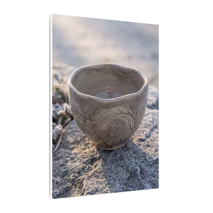 Seijaku Ceramic Bowl Canvas Art - Japandi Japanese Pattern