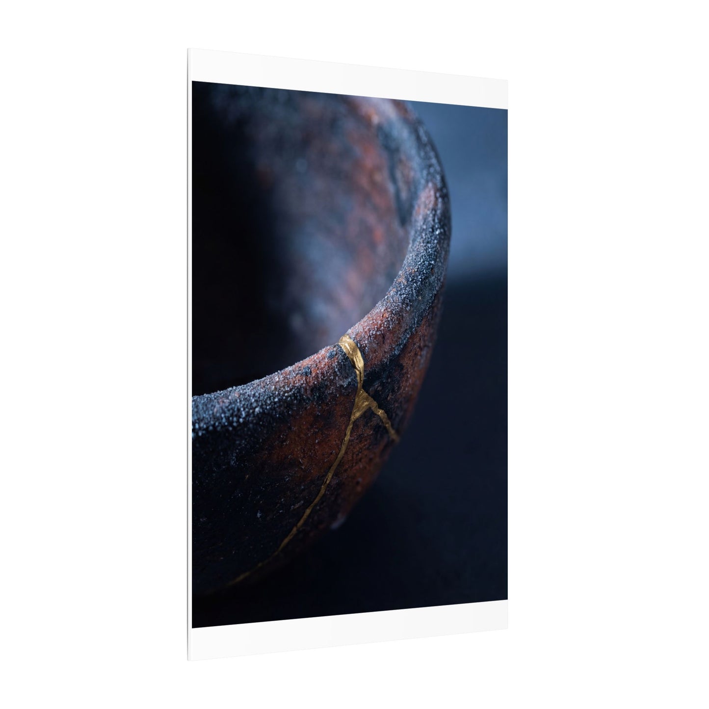 Artful Ceramic Bowl Canvas Art - Broken Beauty Kintsugi