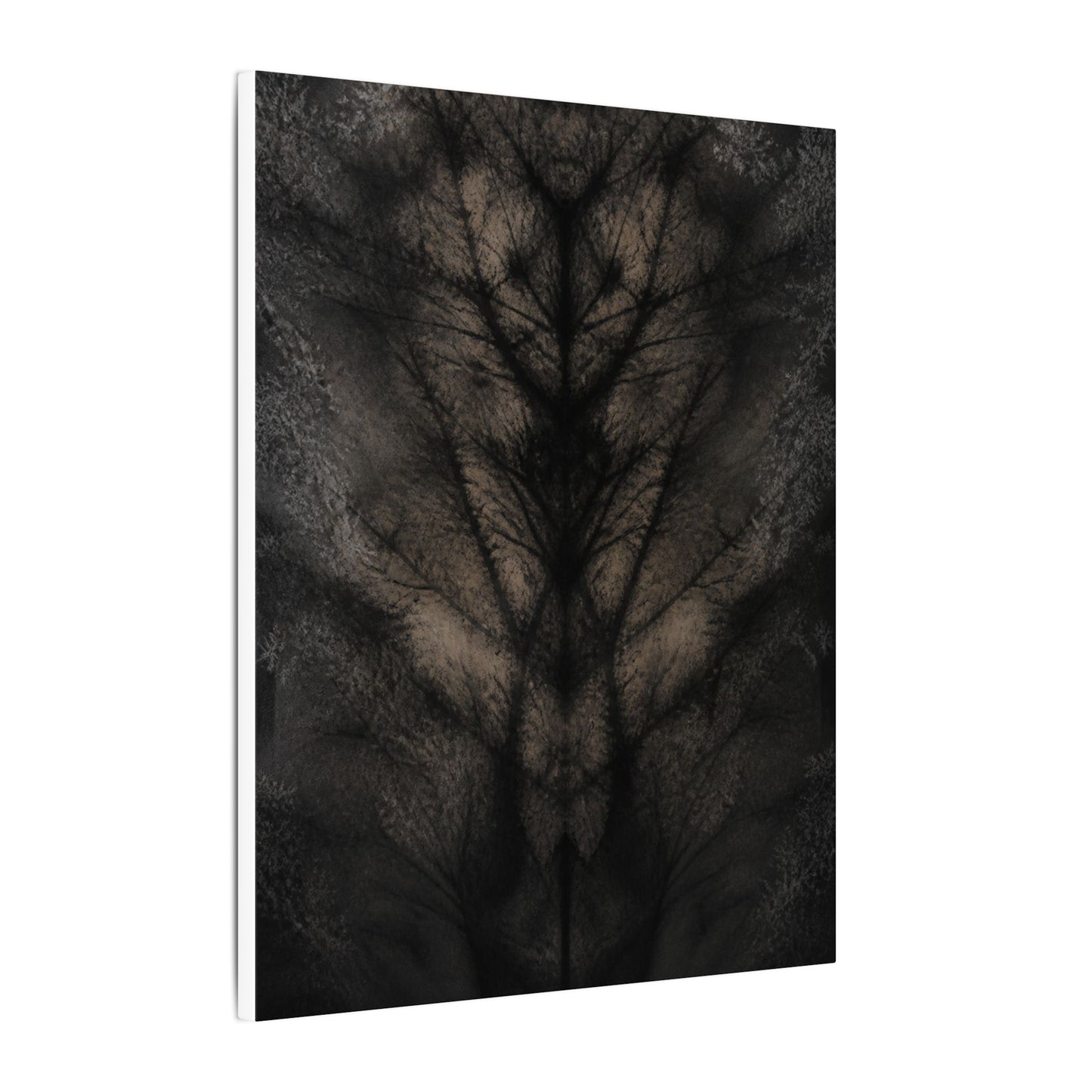 Seijaku Shadow Play Canvas Art - Dark Japandi Charcoal Ink