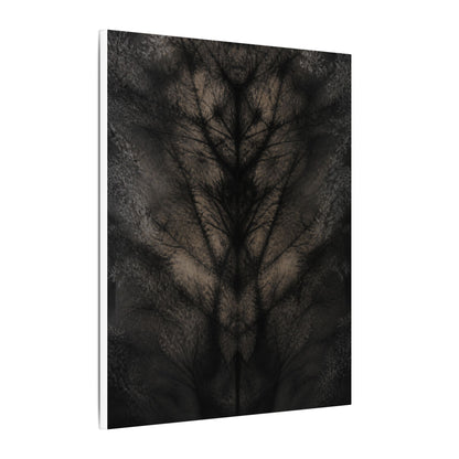 Seijaku Shadow Play Canvas Art - Dark Japandi Charcoal Ink