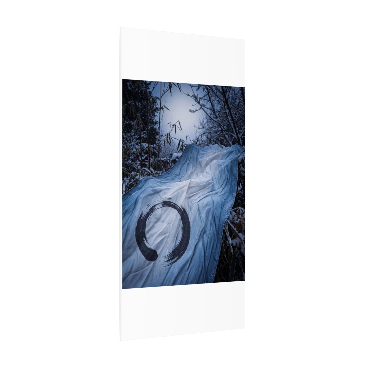 Moonlight Silk Drape Canvas Art - Zen Datsuzoku