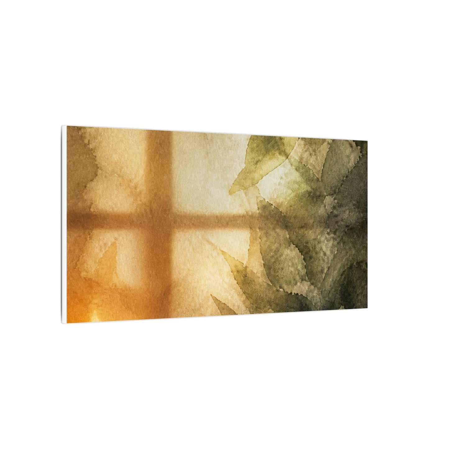 Cozy Shoji Screen Canvas Art - Watercolor Japandi