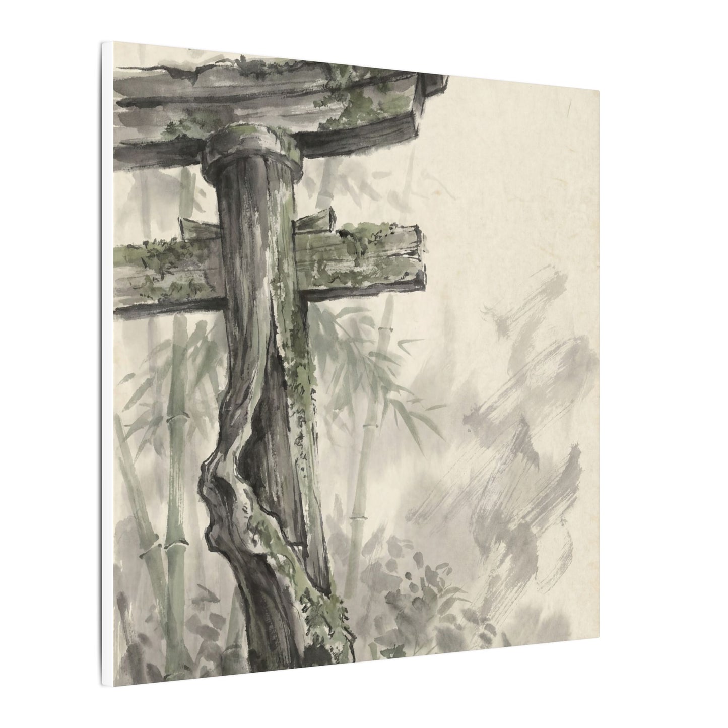 Torii Gate Summer Canvas Art | Zen Tranquil Design