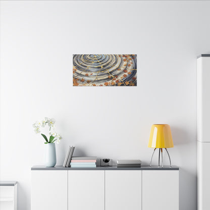 Moonlight Water Ripple Canvas Art - Kintsugi Fukinsei