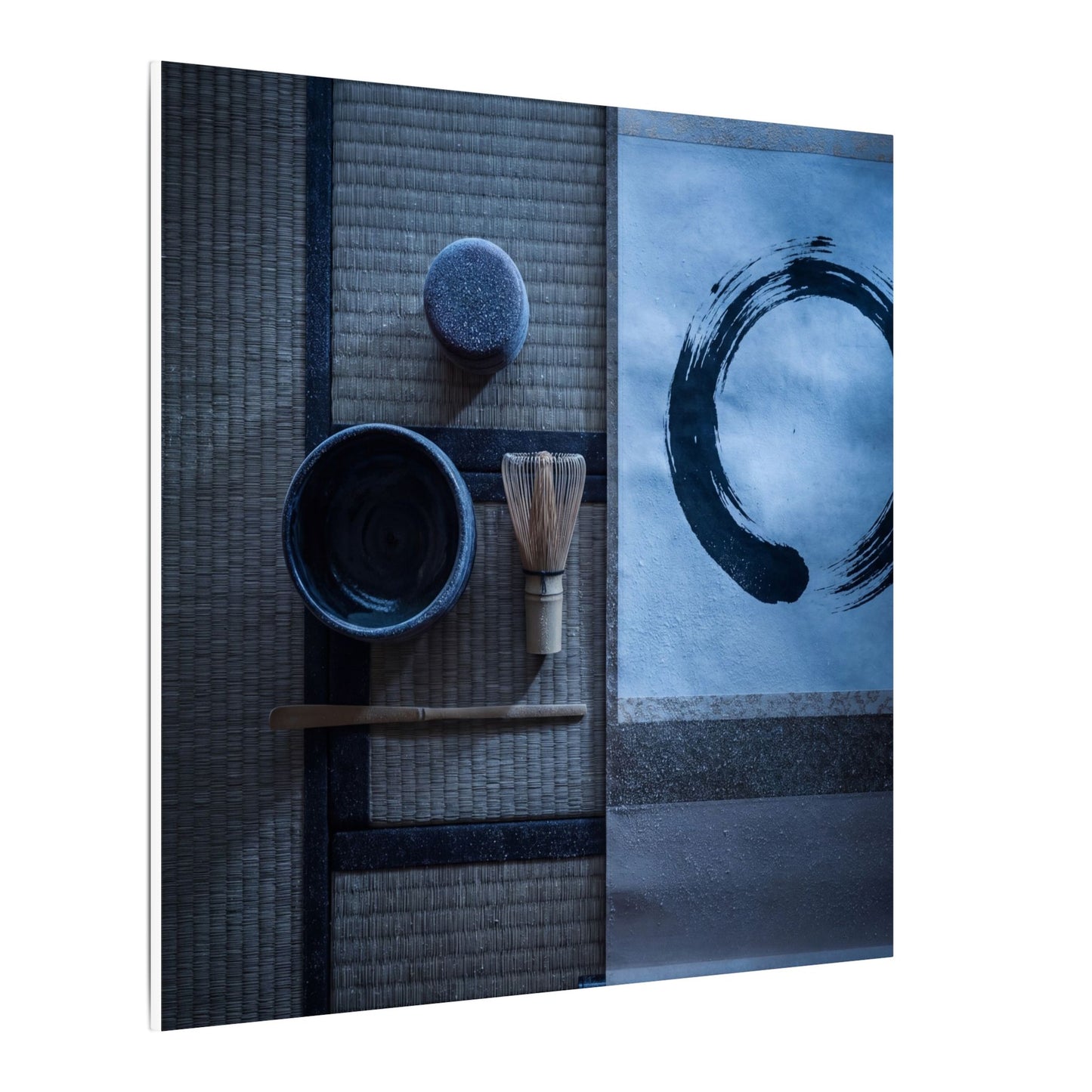 Tea Ceremony Enso Canvas Art | Calm Zen Art