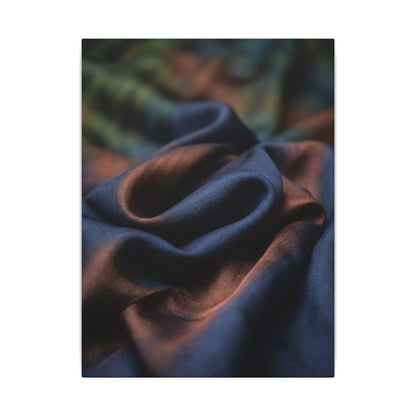 Summer Silk Drape Shadow Zen Canvas Art | Sophisticated Decor