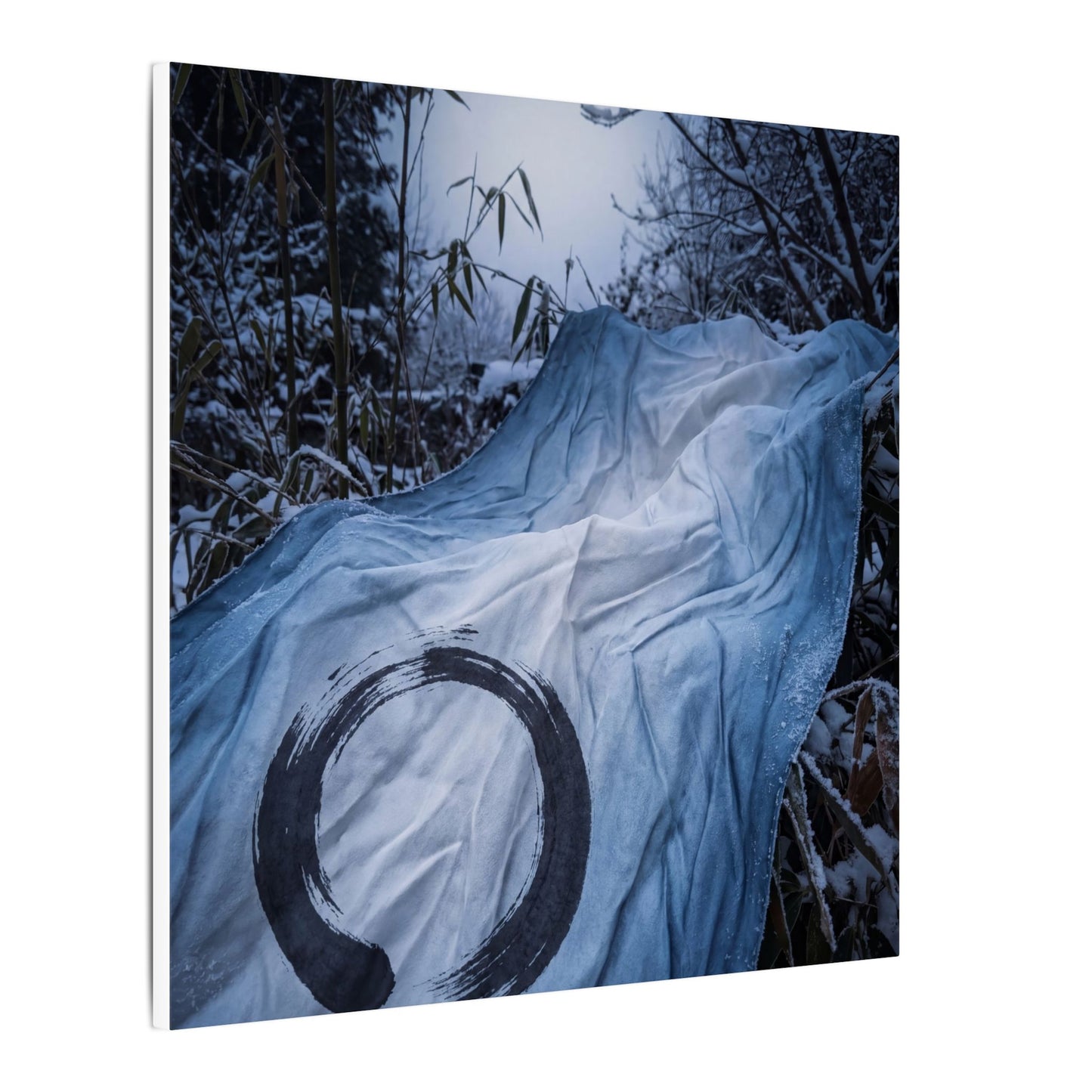Moonlight Silk Drape Canvas Art - Zen Datsuzoku
