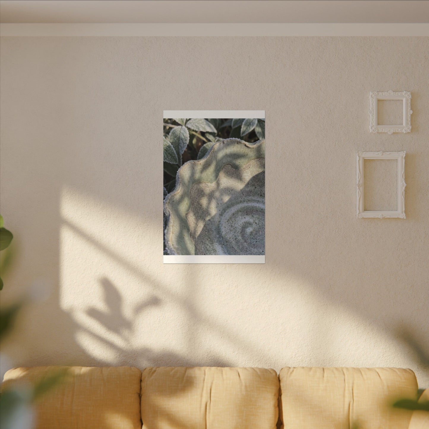 Dappled Ceramic Bowl Canvas Art - Japandi Seijaku