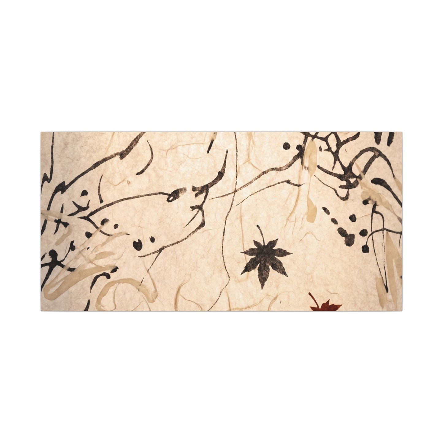 Golden Hour Shoji Screen Canvas Art - Japandi Fukinsei