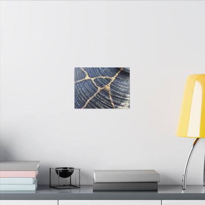 Shibui Water Ripple Canvas Art - Kintsugi Gold Repair