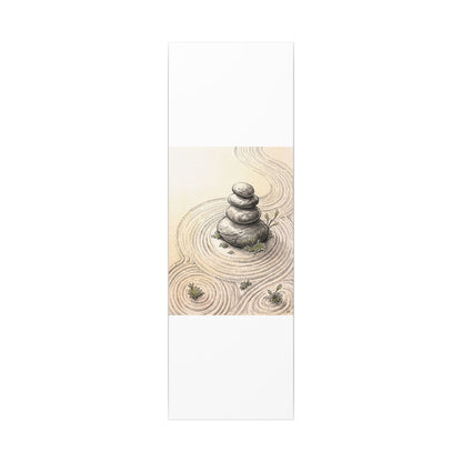 River Stones Spring Canvas Art | Zen Serene Design