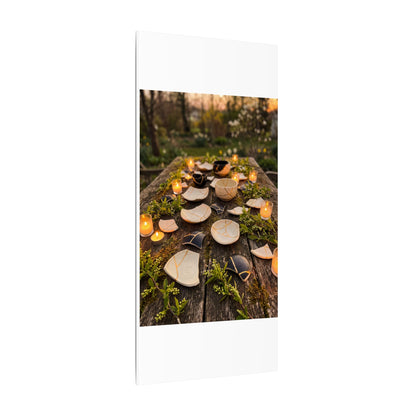 Broken Pottery Spring Canvas Art | Kintsugi Beautiful Design