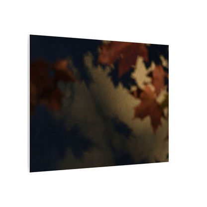 Shadow Play Canvas Art | Autumn Dark Japandi Moody Minimal Art