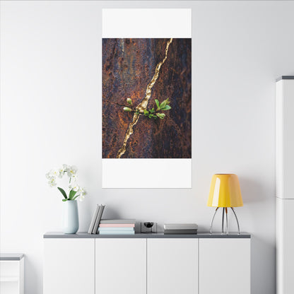 Overcast Rust Patina Canvas Art - Kintsugi Datsuzoku