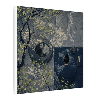 Spring Incense Smoke Ukiyo E Inspired Canvas Art | Tranquil Decor