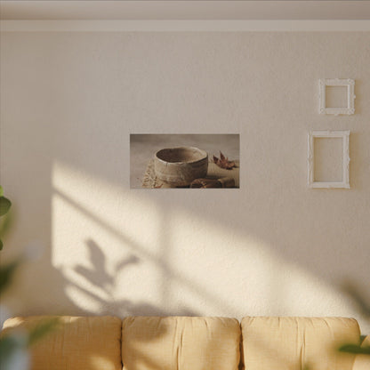 Ma Tea Ceremony Canvas Art - Japandi Texture