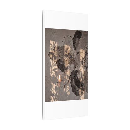 Shadow Play Summer Canvas Art | Japandi Elegant Design