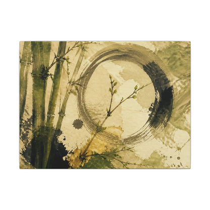 Ink Brushstroke Sumi E Canvas Art | Calm Zen Art