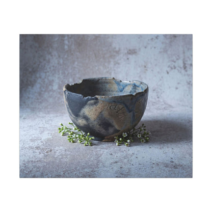 Ceramic Bowl Spring Canvas Art | Japandi Warm Design