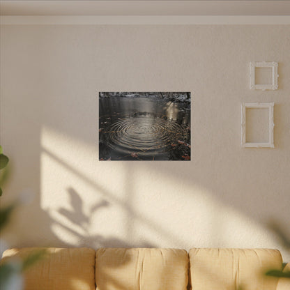 Water Ripple Broken Beauty Canvas Art | Artful Kintsugi Art