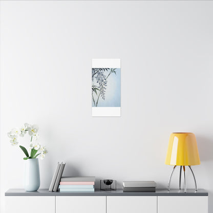Zen Wisteria in Moonlight | Ukiyo E Inspired Canvas Art