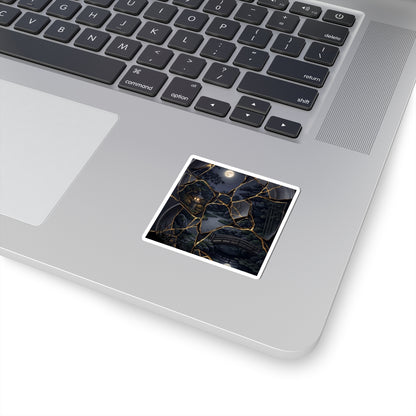 Summer Moonlit Garden Gold Repair Sticker | Beautiful Decor