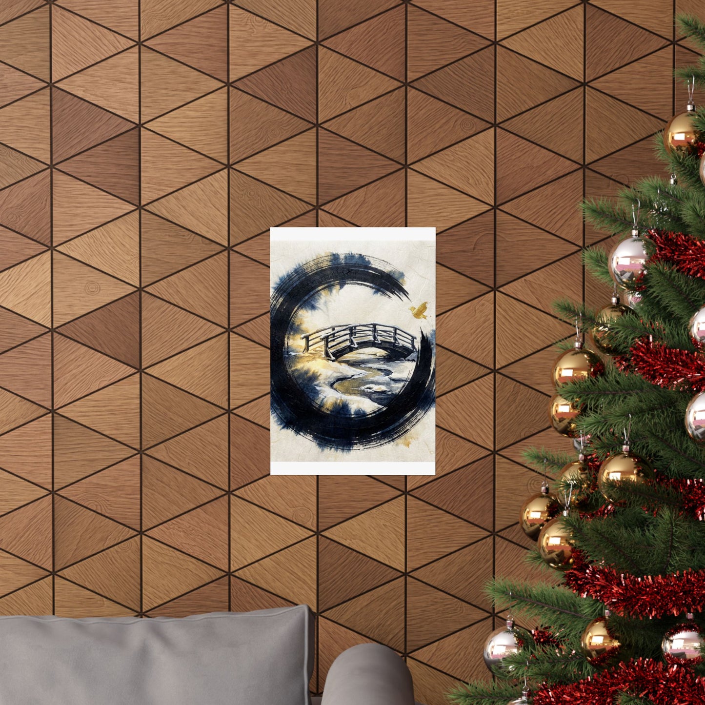 Datsuzoku Wooden Bridge Wall Art Print - Zen Enso