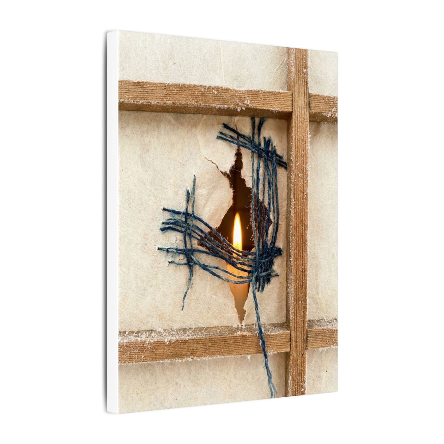 Winter Shoji Screen Broken Beauty Canvas Art | Resilient Decor