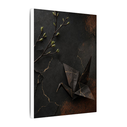 Paper Fold Canvas Art | Spring Kintsugi Broken Beauty Art