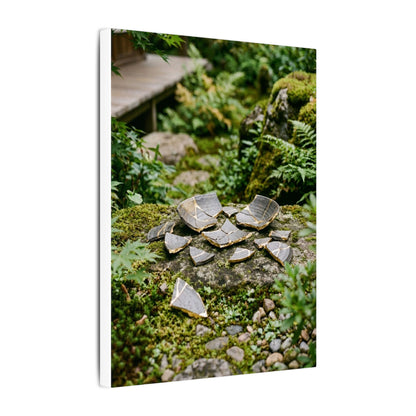 Summer Broken Pottery Gold Repair Canvas Art | Resilient Decor