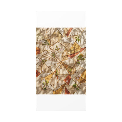 Resilient Paper Fold Canvas Art - Gold Repair Kintsugi