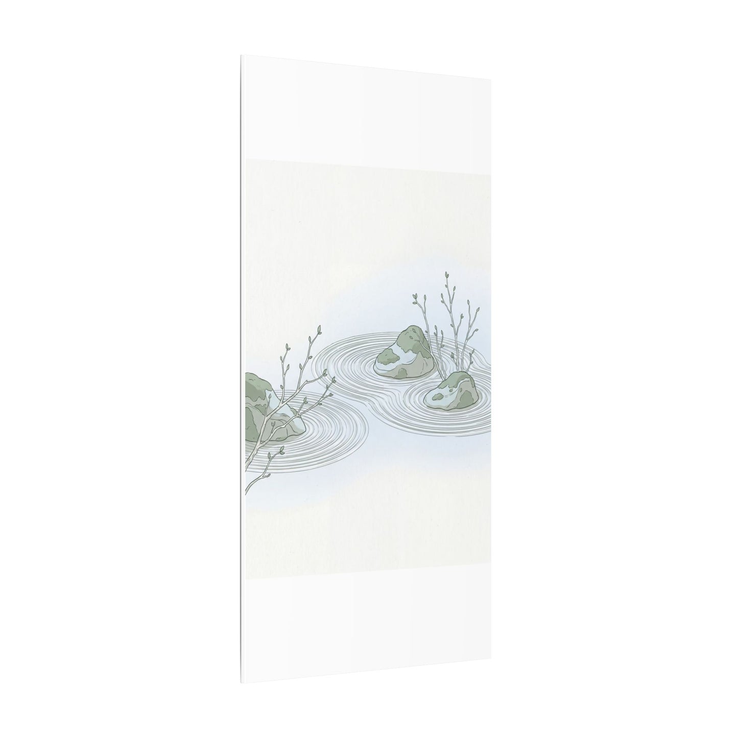 Moonlight Rock Garden Canvas Art - Japandi Ma