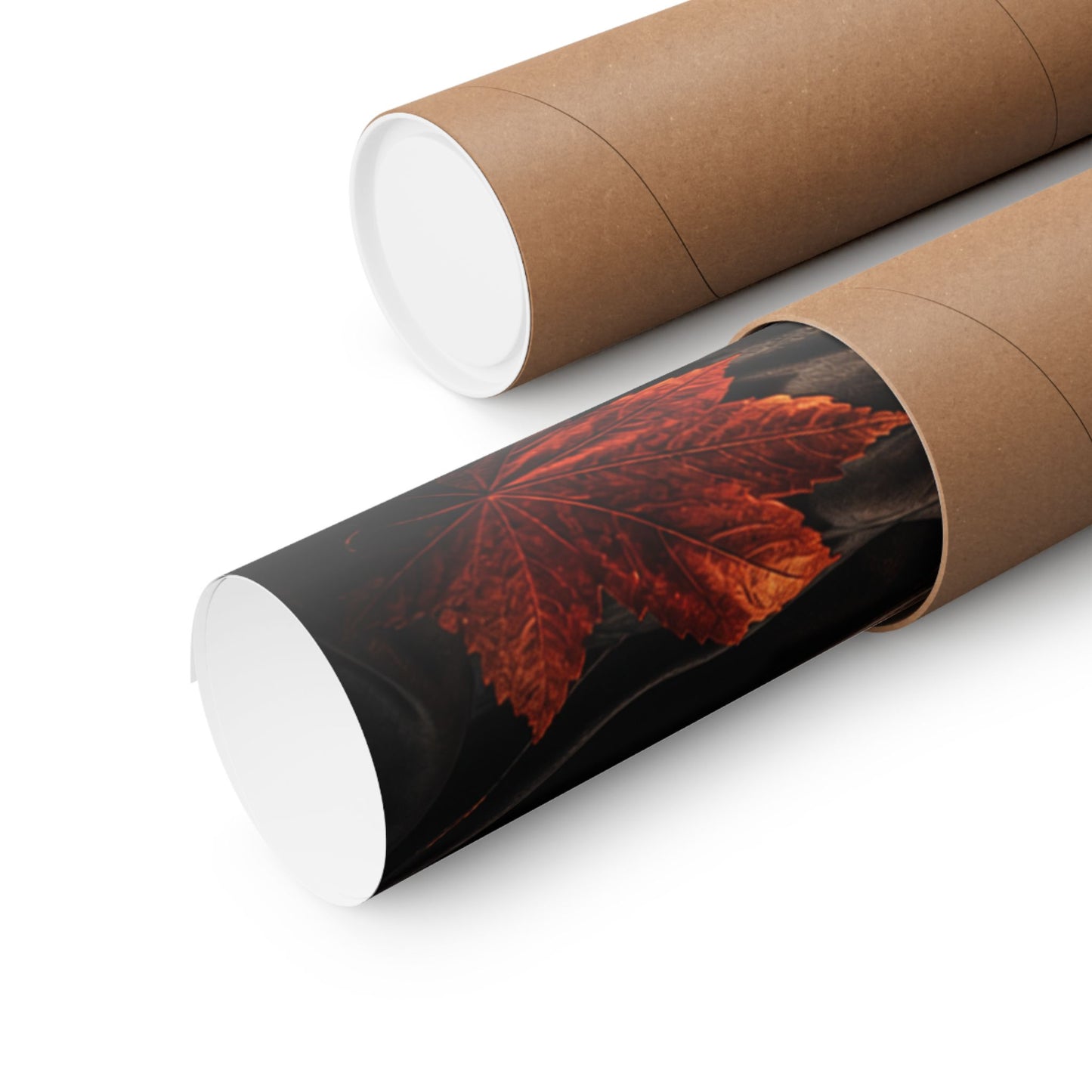 Kanso Silk Drape Wall Art Print - Dark Japandi Dark Texture