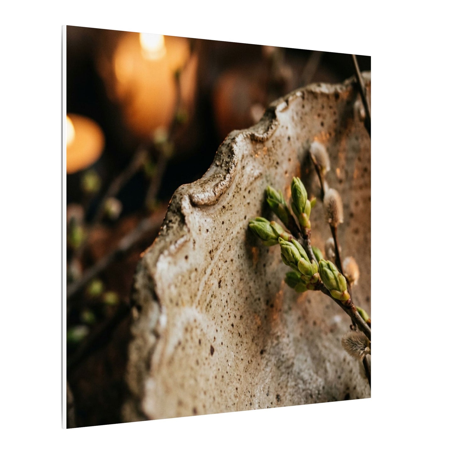 Overcast Ceramic Bowl Canvas Art - Japandi Ma