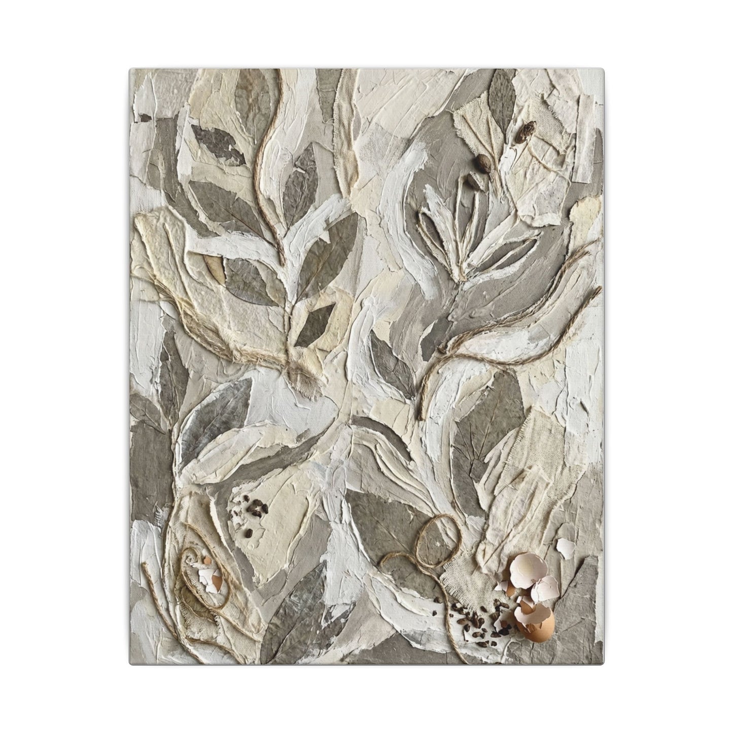Japandi Textured Canvas Art