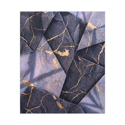 Seijaku Paper Fold Canvas Art - Kintsugi Gold Vein