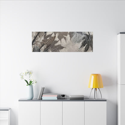 Shadow Play Texture Canvas Art | Cozy Japandi Art