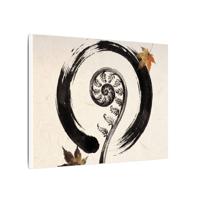 Fern Unfurling Autumn Canvas Art | Zen Peaceful Design
