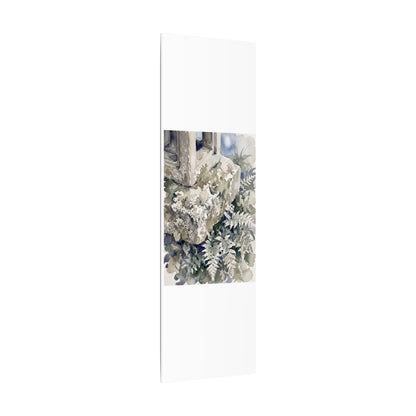 Stone Lantern Watercolor Canvas Art | Elegant Japandi Art