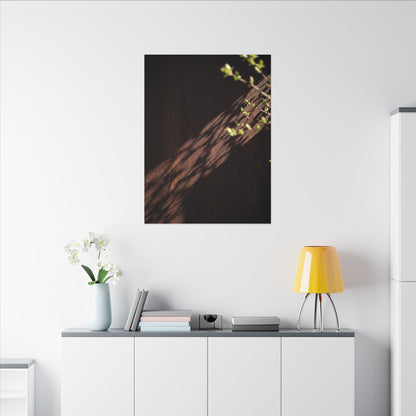 Rust Patina Moody Minimal Canvas Art | Sophisticated Dark Japandi Art