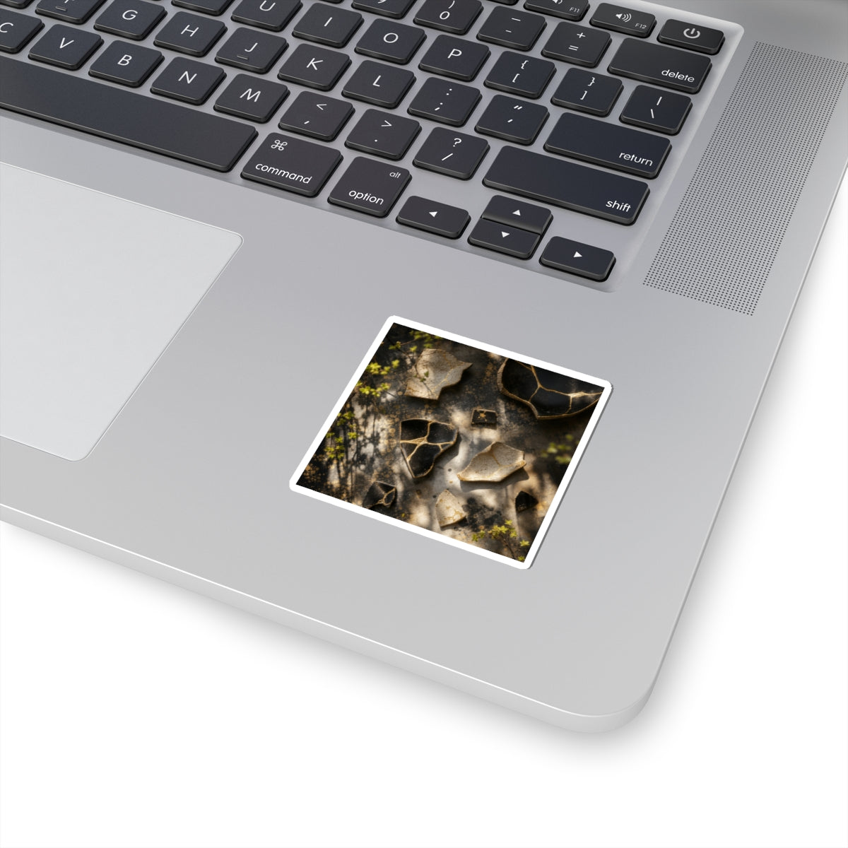 Dappled Broken Pottery Sticker - Kintsugi Ma