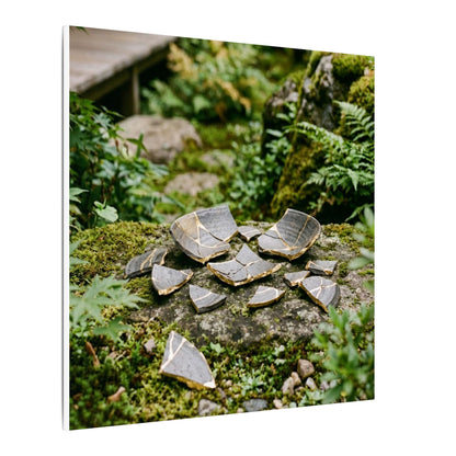 Summer Broken Pottery Gold Repair Canvas Art | Resilient Decor