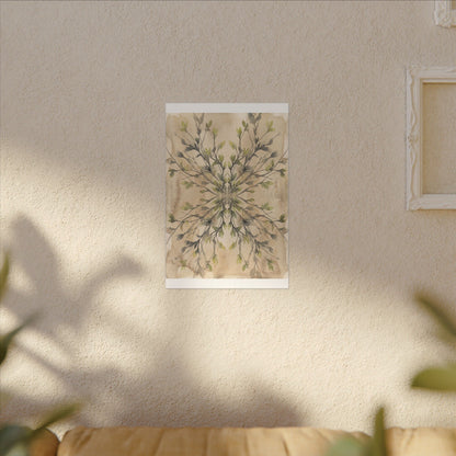 Shibui Shadow Play Canvas Art - Japandi Watercolor