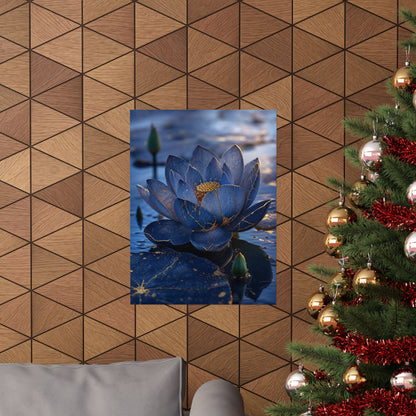 Dawn Lotus Flower Wall Art Print - Kintsugi Mono No Aware